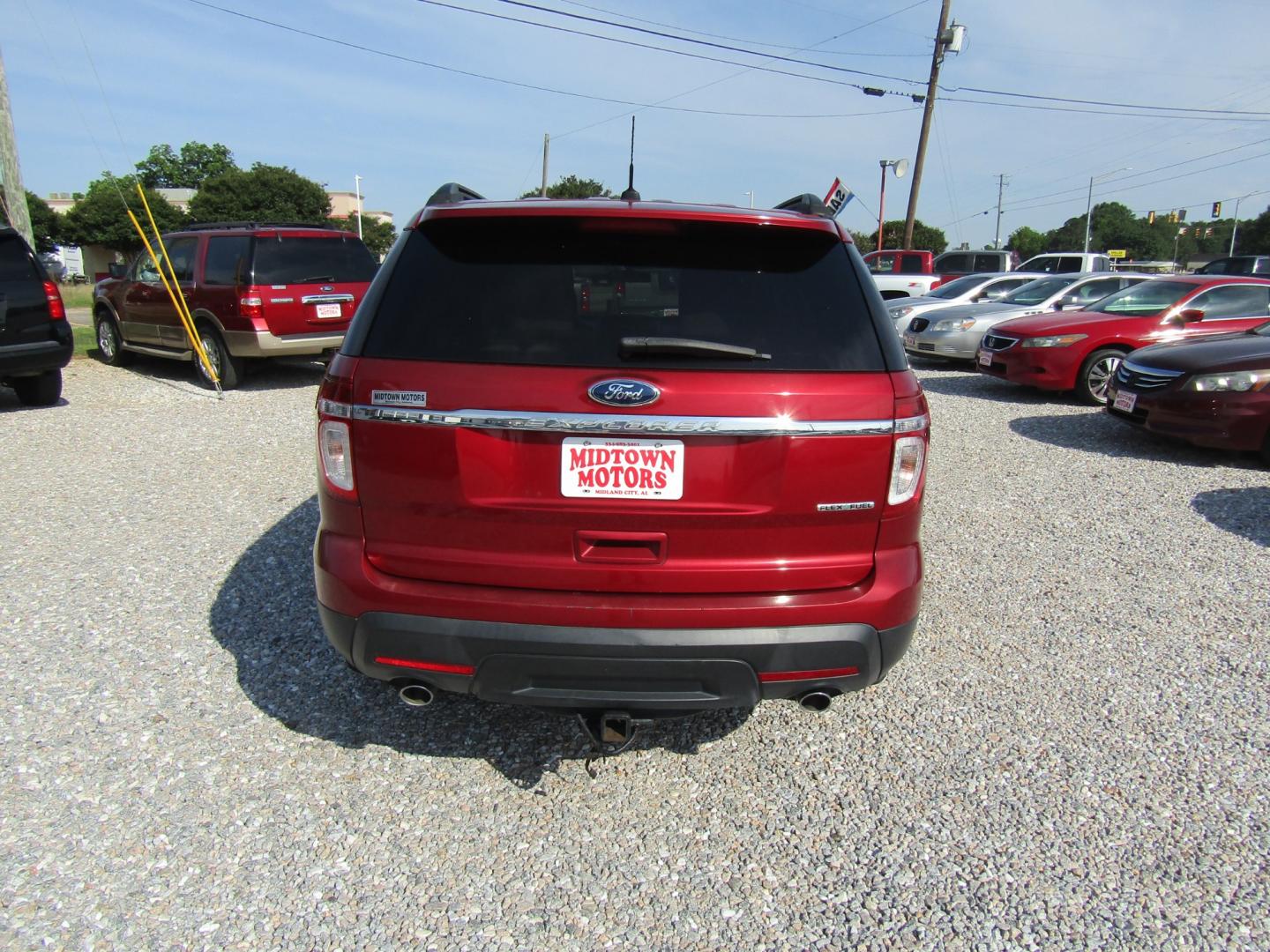 2014 Red /Tan Ford Explorer Base FWD (1FM5K7B80EG) with an 3.5L V6 DOHC 24V engine, Automatic transmission, located at 15016 S Hwy 231, Midland City, AL, 36350, (334) 983-3001, 31.306210, -85.495277 - Photo#6